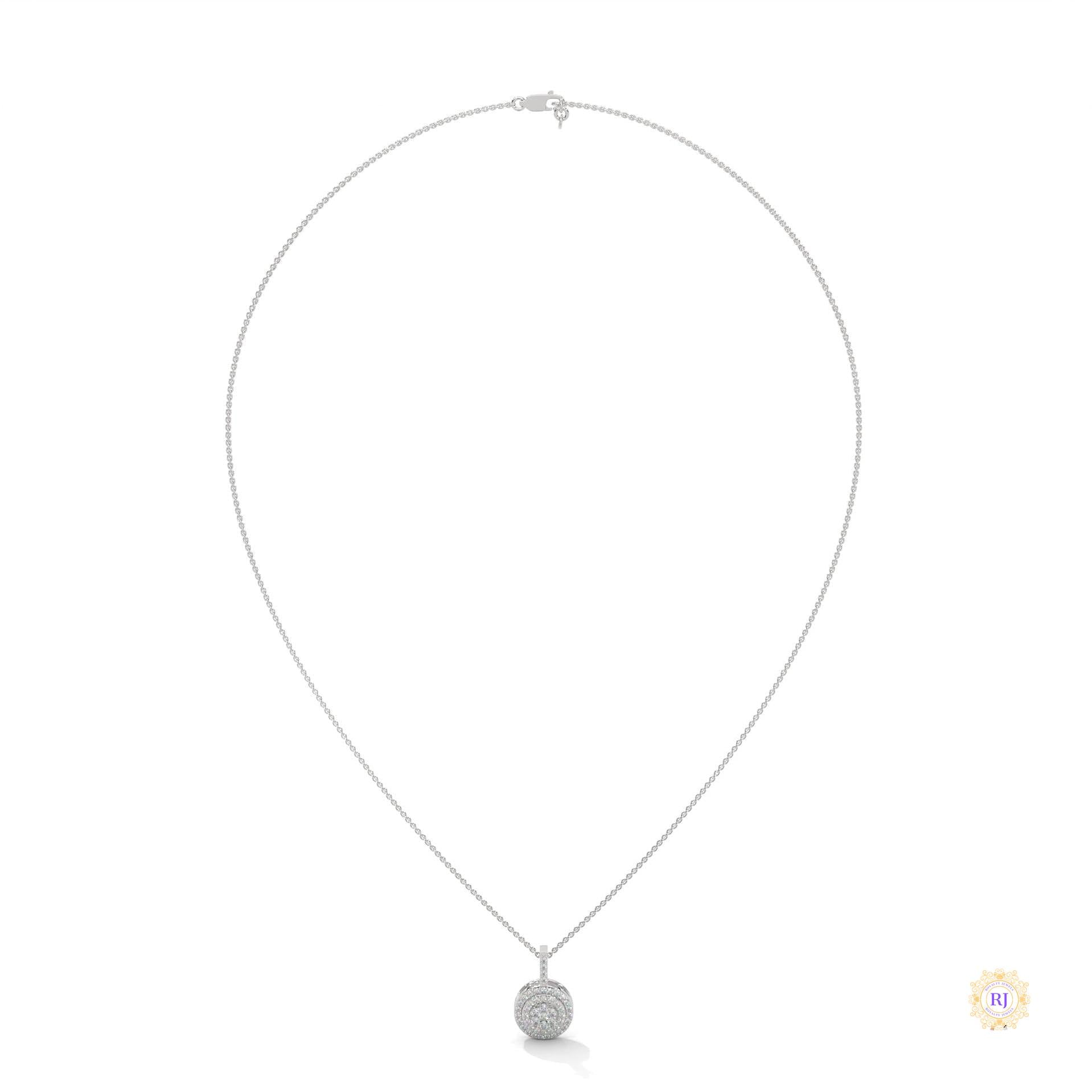 0.35 CT. Triple Halo Cluster Diamond