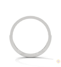 0.35 Ct. Milgrain Channel Lab Diamond Band Ring