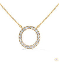 0.40 CT. Diamond Circle Pendant