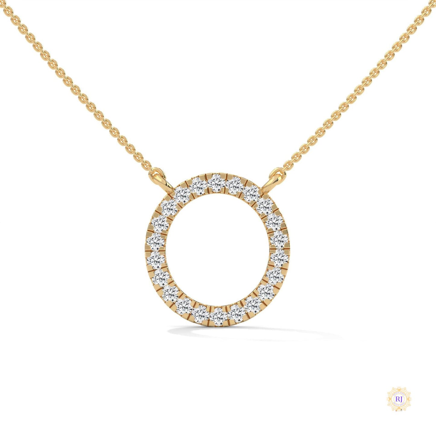 0.40 CT. Diamond Circle Pendant