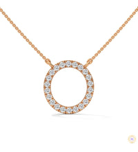 0.40 CT. Diamond Circle Pendant