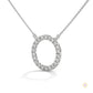 0.40 CT. Diamond Circle Pendant