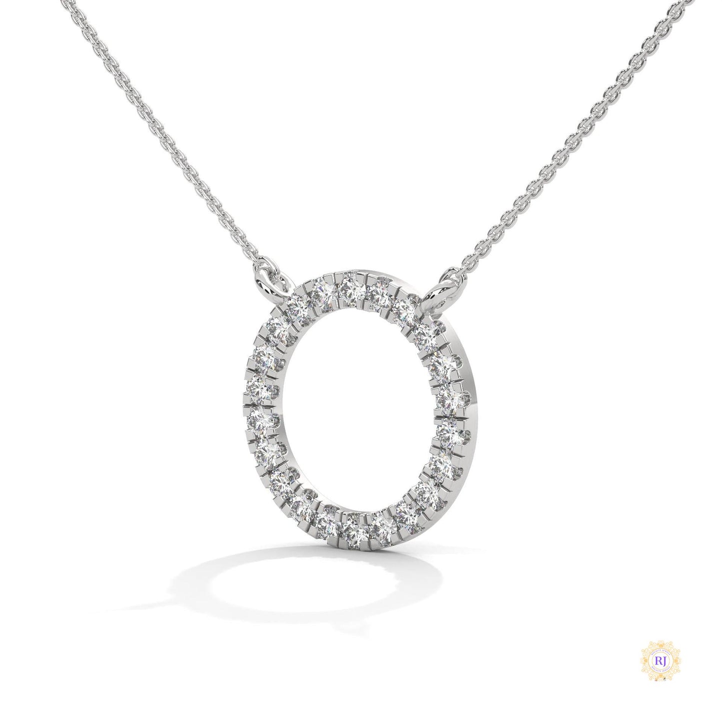 0.40 CT. Diamond Circle Pendant