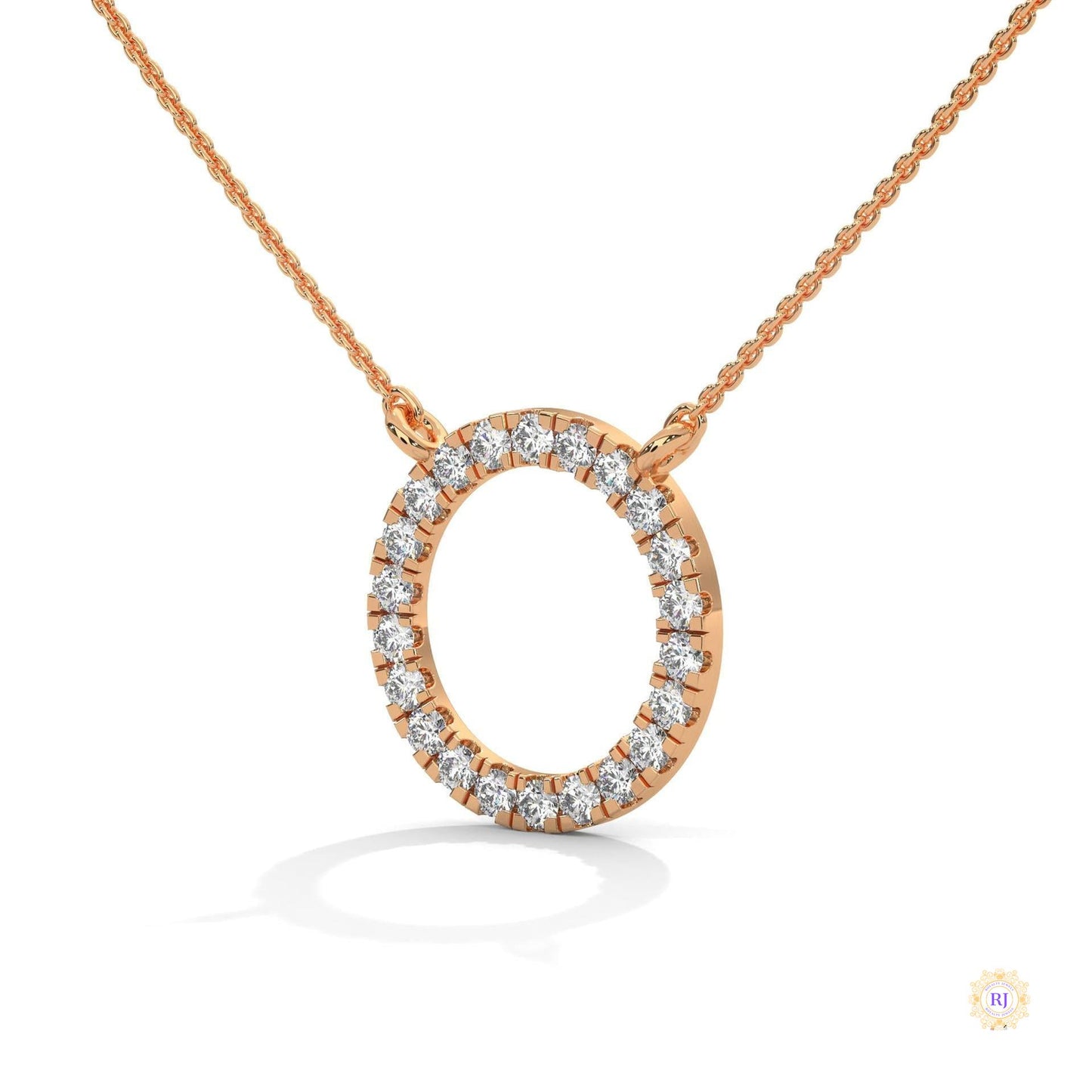 0.40 CT. Diamond Circle Pendant