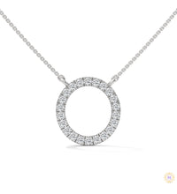 0.40 CT. Diamond Circle Pendant