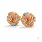 0.40 CT. Floral Cluster Diamond Stud Earrings