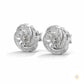 0.40 CT. Floral Cluster Diamond Stud Earrings