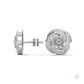0.40 CT. Floral Cluster Diamond Stud Earrings