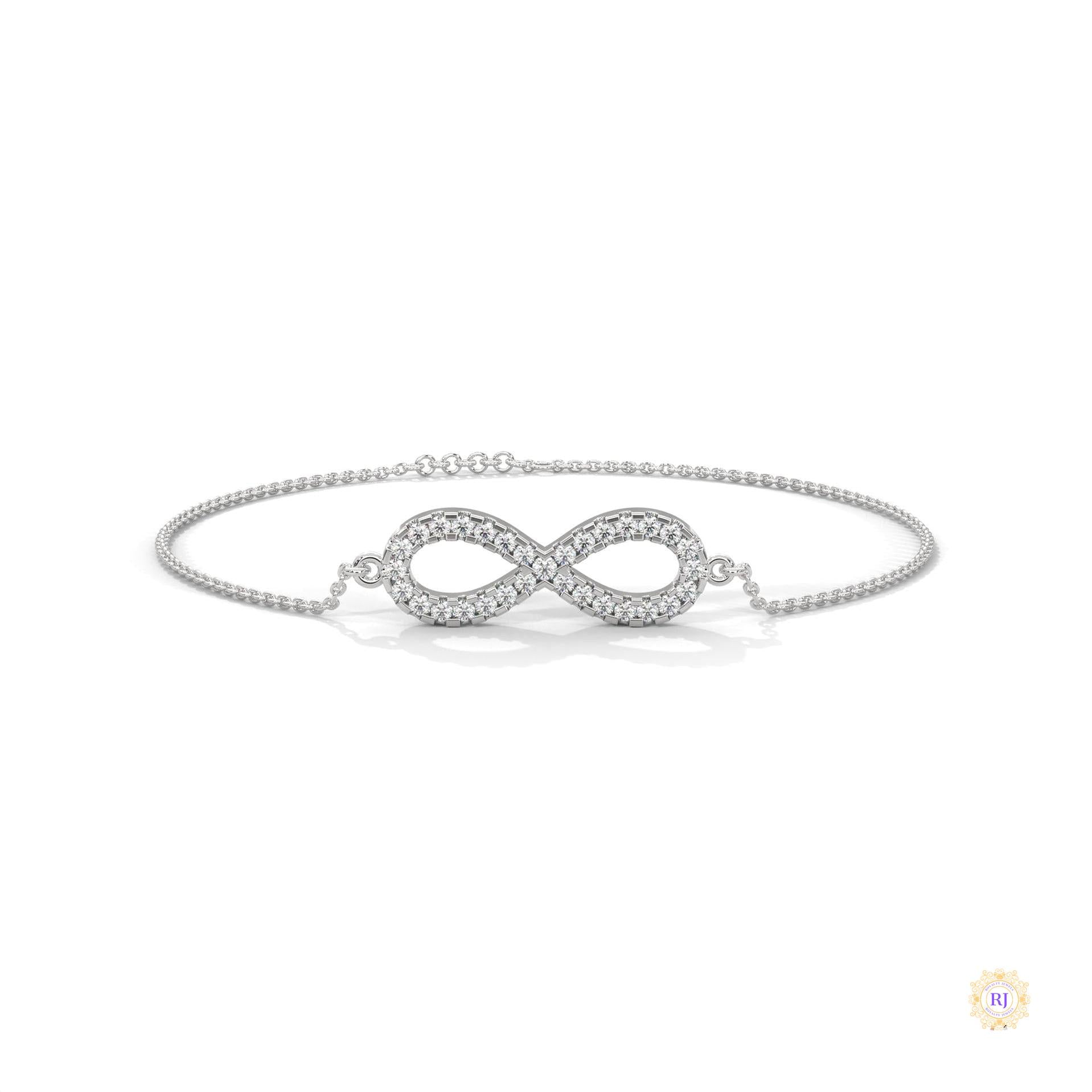 0.40 Ct. Infinity Lab Diamond Bracelet Everyday Luxe