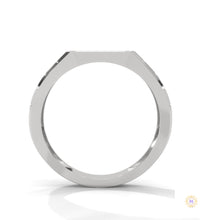 0.40 Ct. Pavé Brick-Link Lab Diamond Men’s Ring