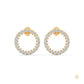 0.50 CT. Circle Diamond Earrings