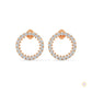 0.50 CT. Circle Diamond Earrings