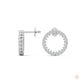 0.50 CT. Circle Diamond Earrings