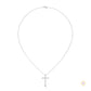0.50 CT. Diamond Cross Pendant – Lab-Grown Luxury