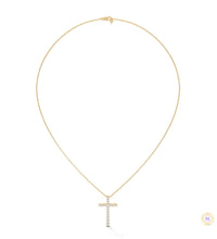 0.50 CT. Diamond Cross Pendant – Lab-Grown Luxury