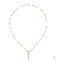 0.50 CT. Diamond Cross Pendant – Lab-Grown Luxury