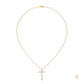 0.50 CT. Diamond Cross Pendant – Lab-Grown Luxury