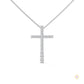 0.50 CT. Diamond Cross Pendant – Lab-Grown Luxury