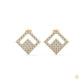 0.50 CT. Diamond Geometric Stud Earrings