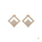 0.50 CT. Diamond Geometric Stud Earrings