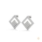 0.50 CT. Diamond Geometric Stud Earrings