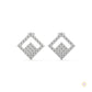 0.50 CT. Diamond Geometric Stud Earrings