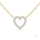 0.50 CT. Heart Diamond Pendant