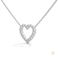 0.50 CT. Heart Diamond Pendant