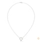 0.50 CT. Heart Diamond Pendant