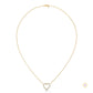 0.50 CT. Heart Diamond Pendant