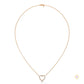 0.50 CT. Heart Diamond Pendant