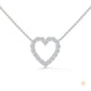 0.50 CT. Heart Diamond Pendant