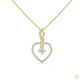 0.50 CT. Heart Drop Pendant