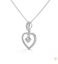 0.50 CT. Heart Drop Pendant