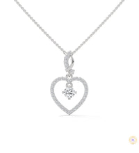 0.50 CT. Heart Drop Pendant