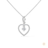 0.50 CT. Heart Drop Pendant
