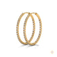 0.50 CT. Inside-Out Diamond Hoop Earrings