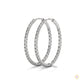 0.50 CT. Inside-Out Diamond Hoop Earrings