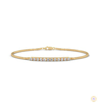 0.50 Ct. Bar Lab Diamond Chain Bracelet Everyday Luxe
