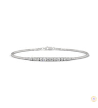 0.50 Ct. Bar Lab Diamond Chain Bracelet Everyday Luxe