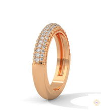 0.50 Ct. Lab Diamond Pavé Band Ring – Elegant Sparkle
