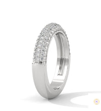 0.50 Ct. Lab Diamond Pavé Band Ring – Elegant Sparkle