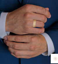 0.50 Ct. Men’s Lab Diamond Panel Ring | Luxury Design