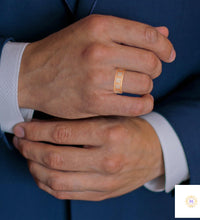 0.50 Ct. Men’s Lab Diamond Panel Ring | Luxury Design