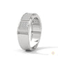 0.50 Ct. Men’s Lab Diamond Panel Ring | Luxury Design
