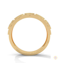 0.50 Ct. Men’s Lab Diamond Panel Ring | Luxury Design