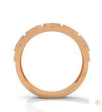 0.50 Ct. Men’s Lab Diamond Panel Ring | Luxury Design