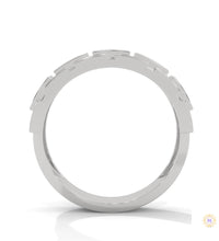 0.50 Ct. Men’s Lab Diamond Panel Ring | Luxury Design