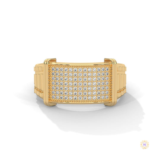 0.50 Ct. Men’s Lab Diamond Statement Ring