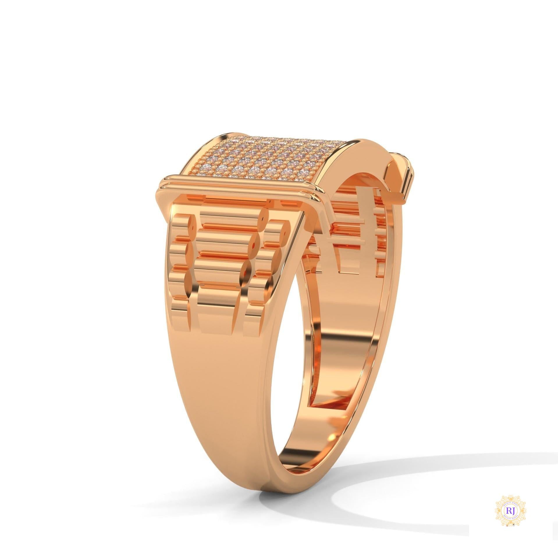 0.50 Ct. Men’s Lab Diamond Statement Ring